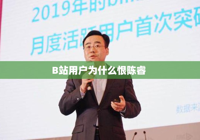B站用户为什么恨陈睿 B站用户为什么恨陈睿