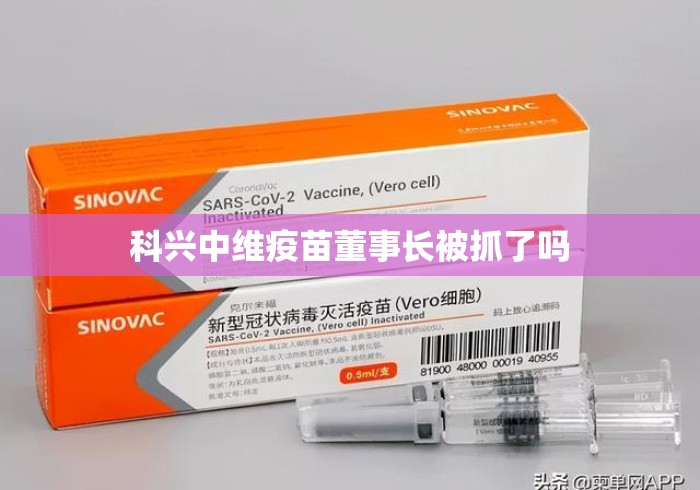 科兴中维疫苗董事长被抓了吗