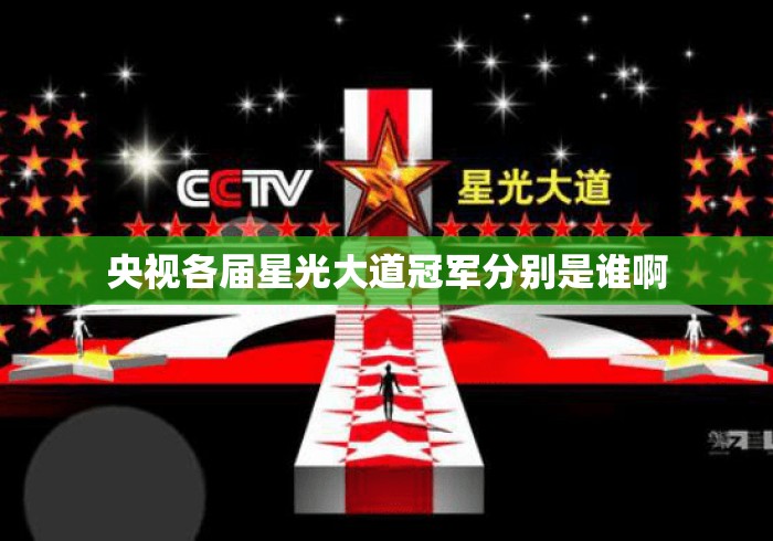 央视各届星光大道冠军分别是谁啊