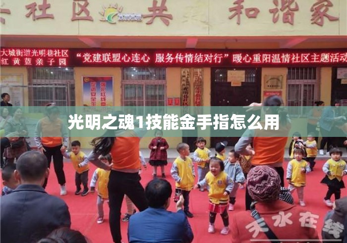 光明之魂1技能金手指怎么用