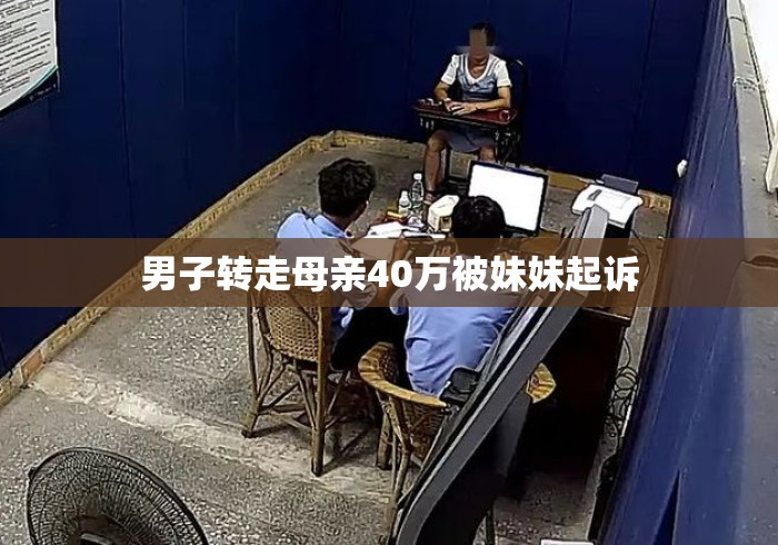 男子转走母亲40万被妹妹起诉
