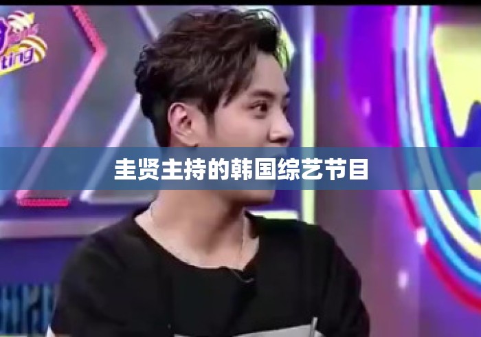 圭贤主持的韩国综艺节目