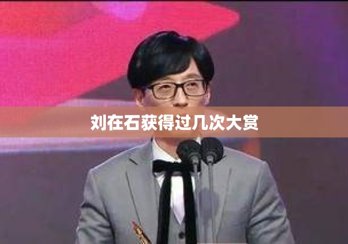 刘在石获得过几次大赏