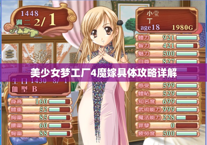 美少女梦工厂4魔嫁具体攻略详解 美少女梦工厂4魔嫁具体攻略详解