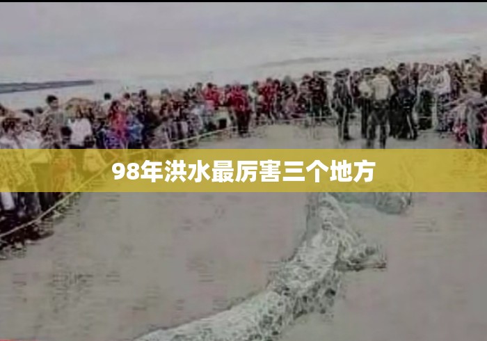 98年洪水最厉害三个地方