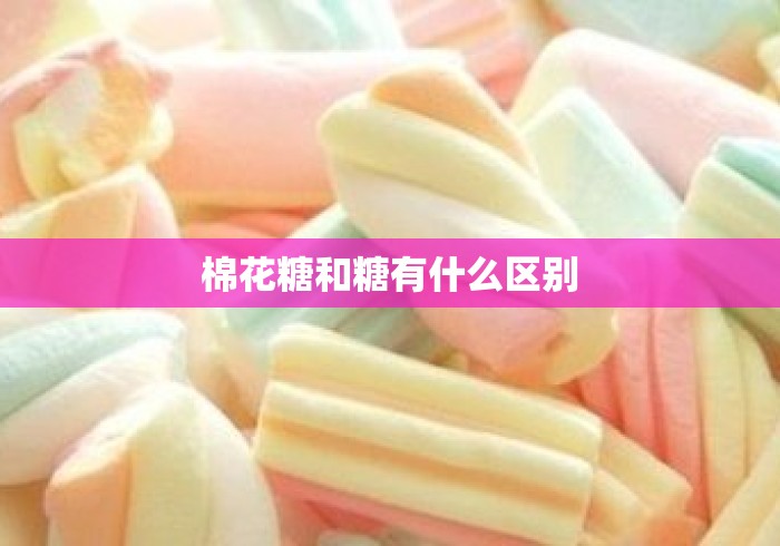 棉花糖和糖有什么区别 棉花糖和糖有什么区别
