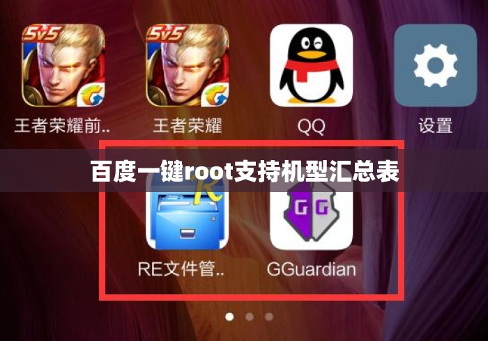 百度一键root支持机型汇总表