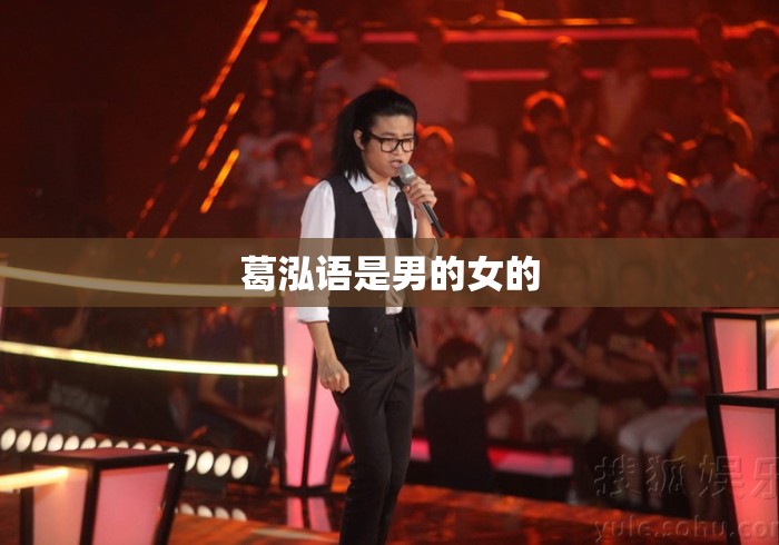 葛泓语是男的女的 葛泓语是男的女的