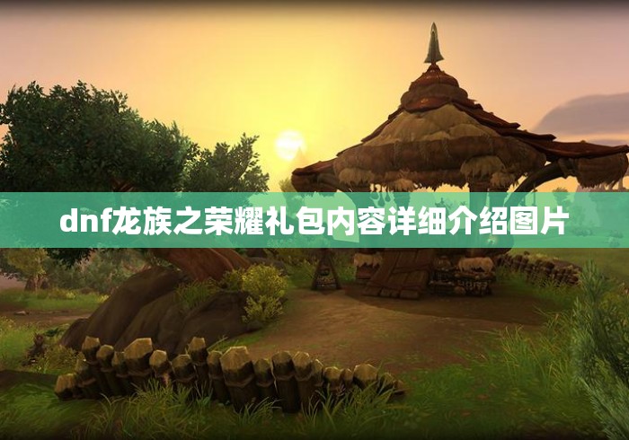dnf龙族之荣耀礼包内容详细介绍图片 dnf龙族之荣耀礼包内容详细介绍图片