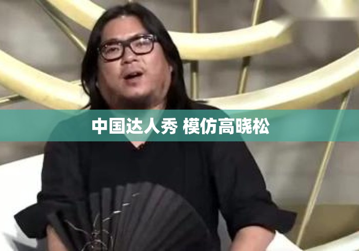 中国达人秀 模仿高晓松