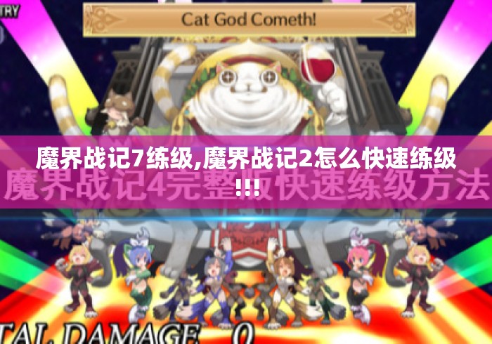 魔界战记7练级,魔界战记2怎么快速练级!!!