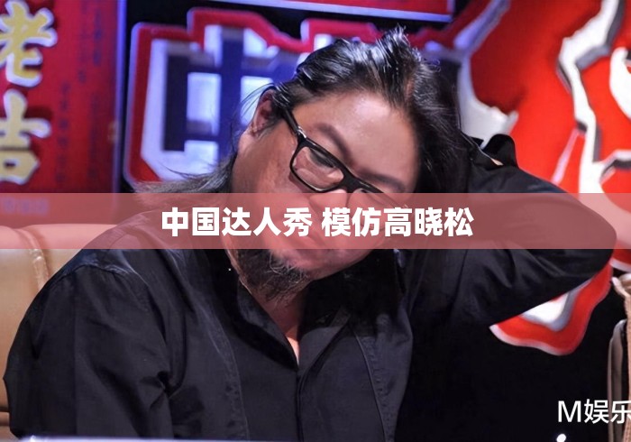 中国达人秀 模仿高晓松 中国达人秀 模仿高晓松