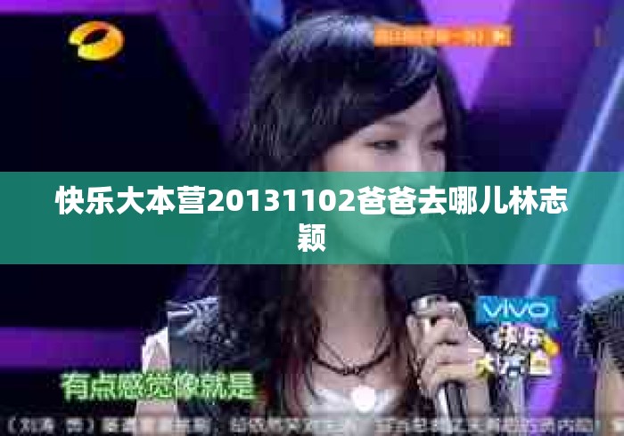 快乐大本营20131102爸爸去哪儿林志颖