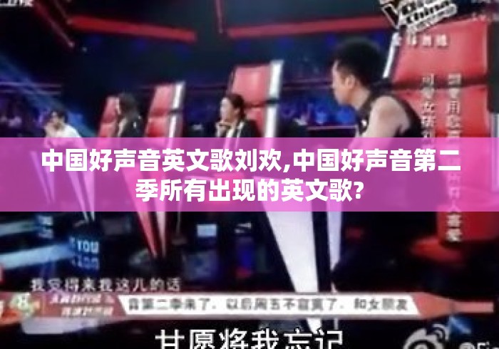 中国好声音英文歌刘欢,中国好声音第二季所有出现的英文歌?