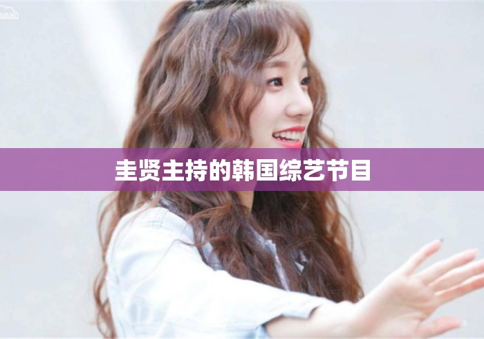 圭贤主持的韩国综艺节目