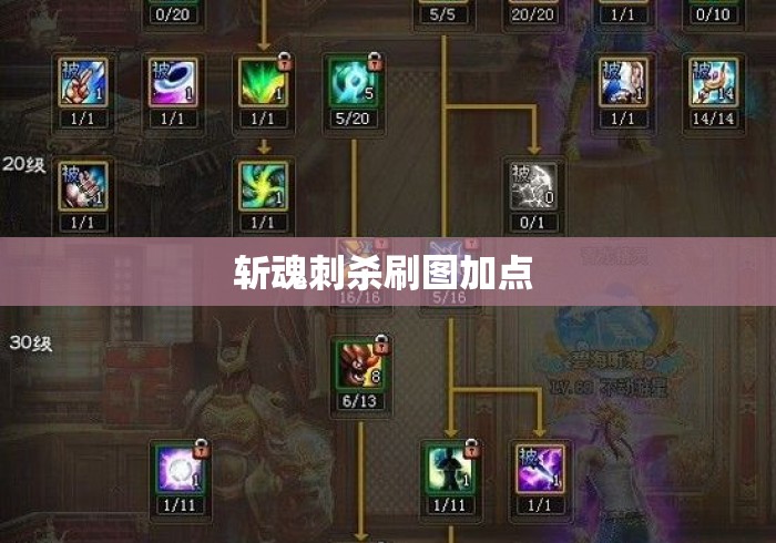 斩魂刺杀刷图加点 