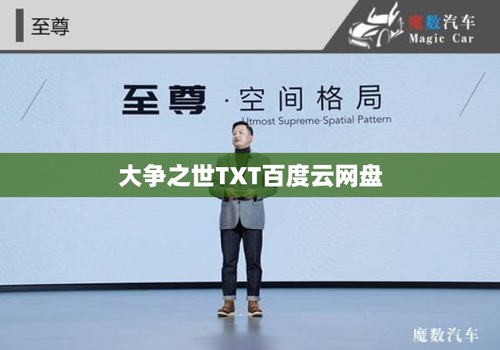 大争之世TXT百度云网盘