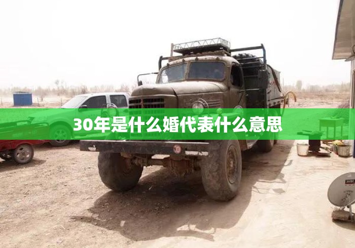30年是什么婚代表什么意思