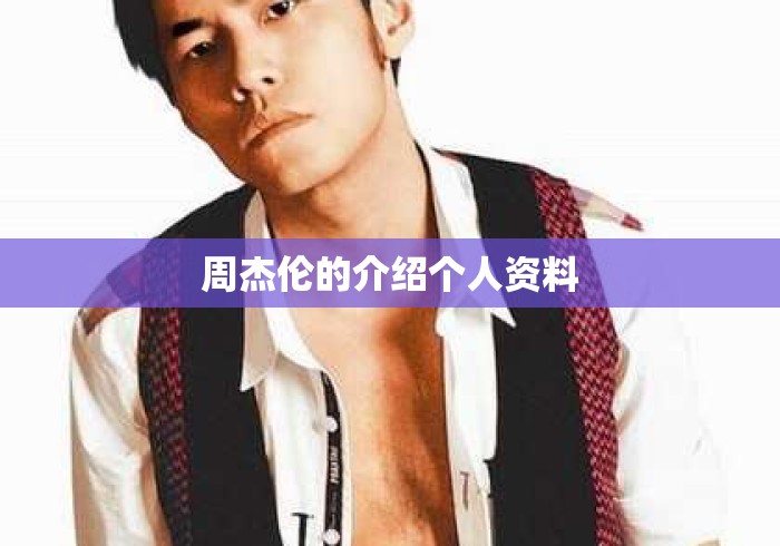 周杰伦的介绍个人资料
