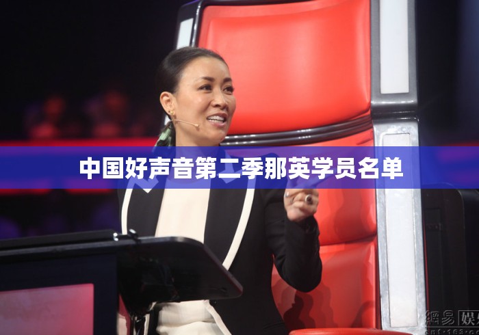 中国好声音第二季那英学员名单