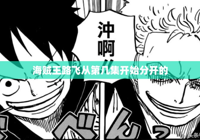 海贼王路飞从第几集开始分开的 海贼王路飞从第几集开始分开的