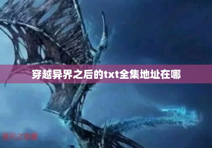 穿越异界之后的txt全集地址在哪 穿越异界之后的txt全集地址在哪