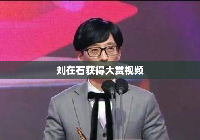 刘在石获得大赏视频，刘在石大赏获奖视频