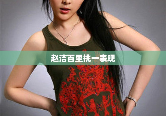 赵洁百里挑一表现