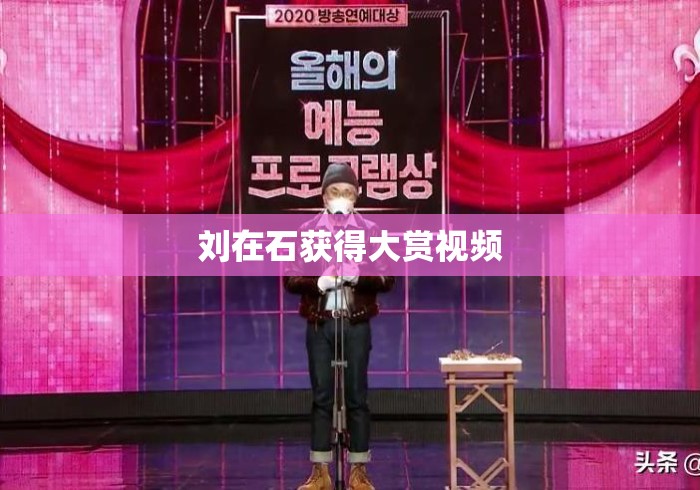 刘在石获得大赏视频 刘在石获得大赏视频