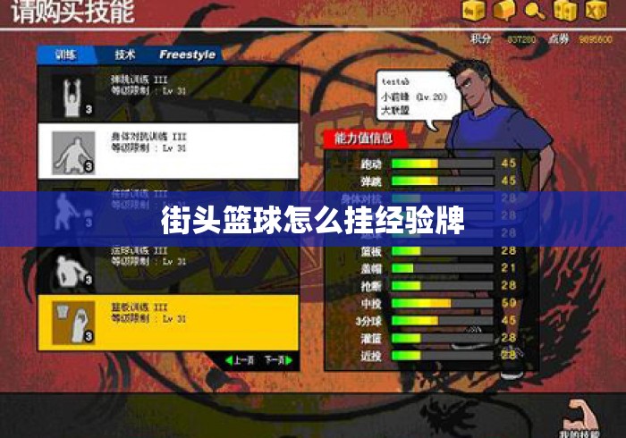 街头篮球怎么挂经验牌 街头篮球怎么挂经验牌
