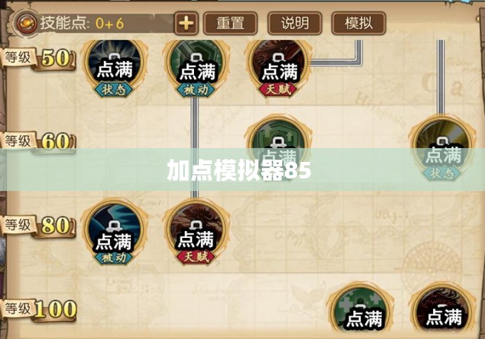 加点模拟器85 加点模拟器85